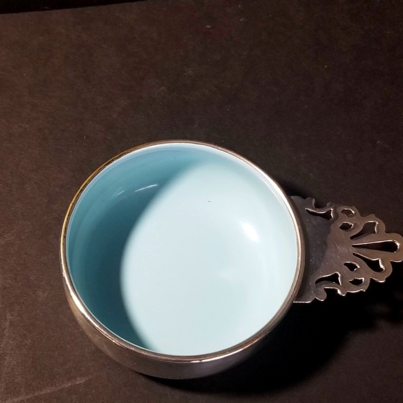 Reed and barton Enamel Bowl and Cup. Blue name engraved "David". EUC - Picture 7 of 9